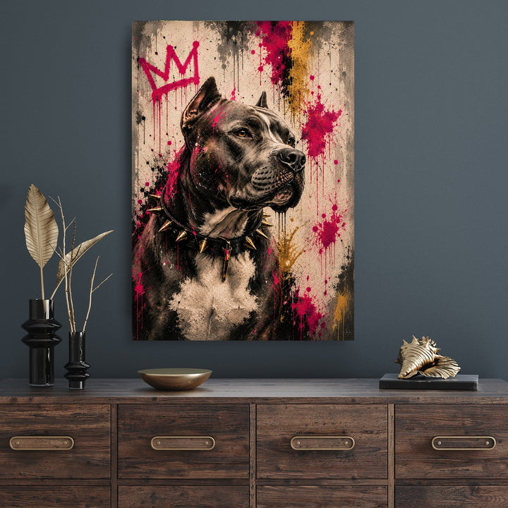 Urban Pitbull Power x Grafitti by Mark Matthews - Affengeile Bilder