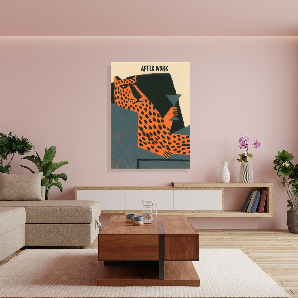 After Work Martini Leopard by Frank Daske - Affengeile Bilder