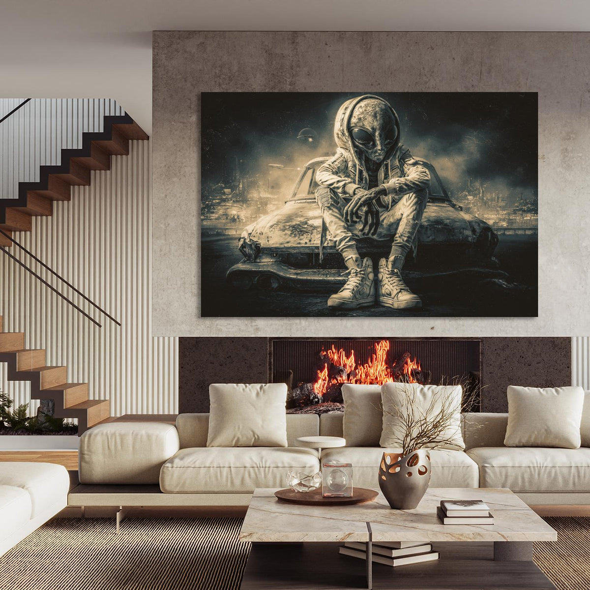 Alien auf Rost-Klassiker II by Catill - Affengeile Bilder