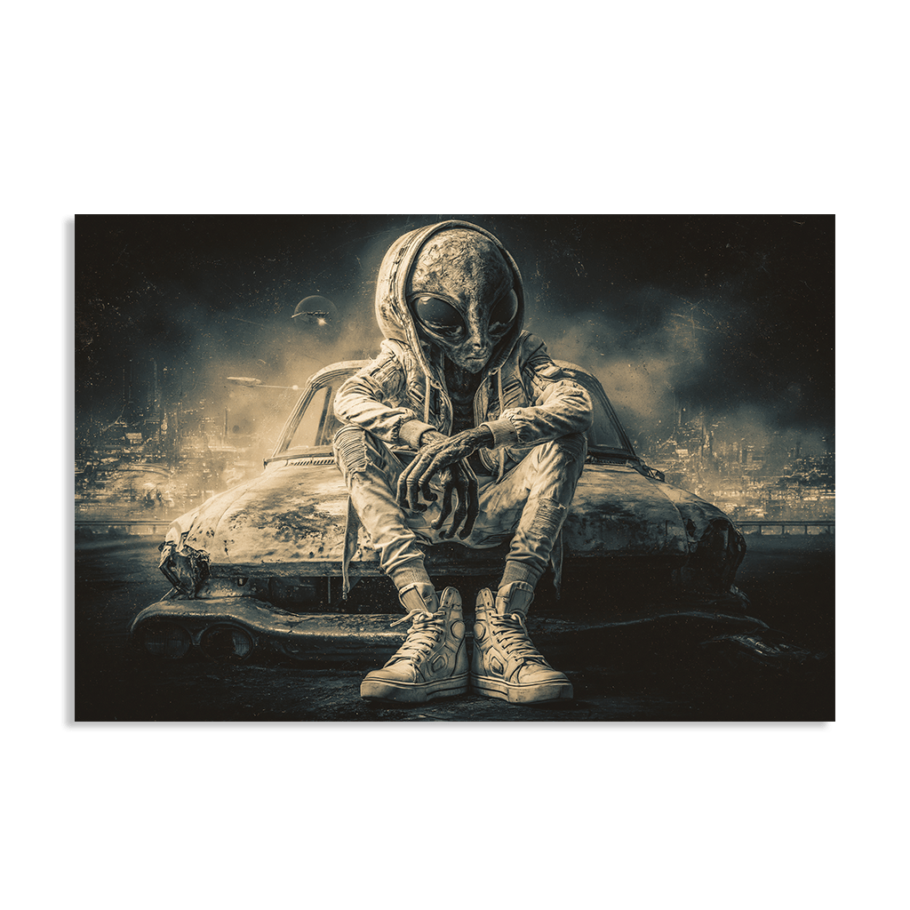 Alien auf Rost-Klassiker II by Catill - Affengeile Bilder