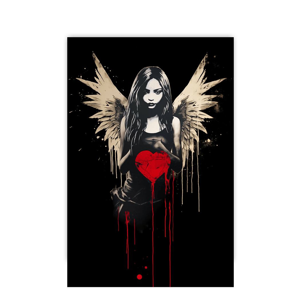 Bleeding Heart Dark Angel by Frank Daske - Affengeile Bilder