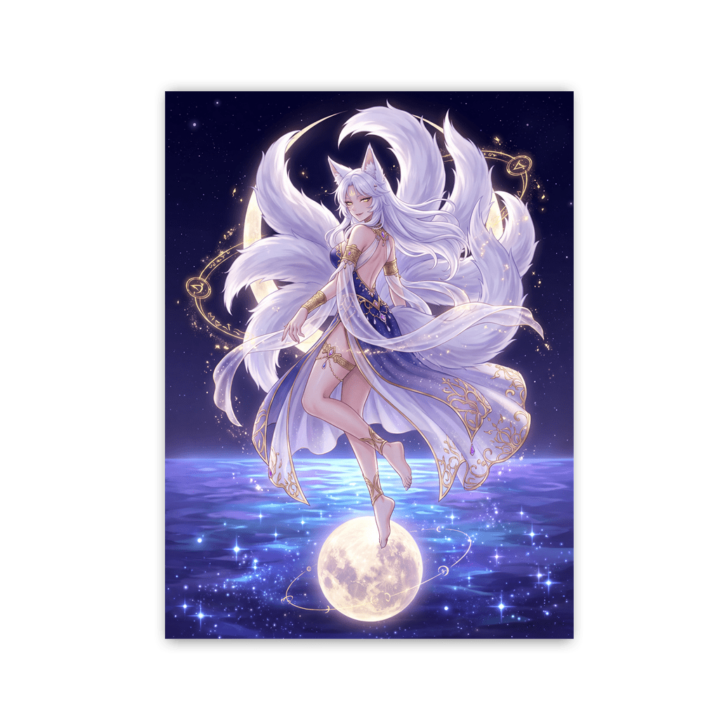 Celestial Kitsune by Zenzdesign - Affengeile Bilder