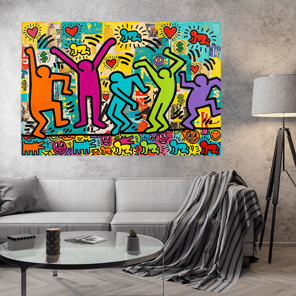 Colorful Figures by Adrian Vieriu - Affengeile Bilder