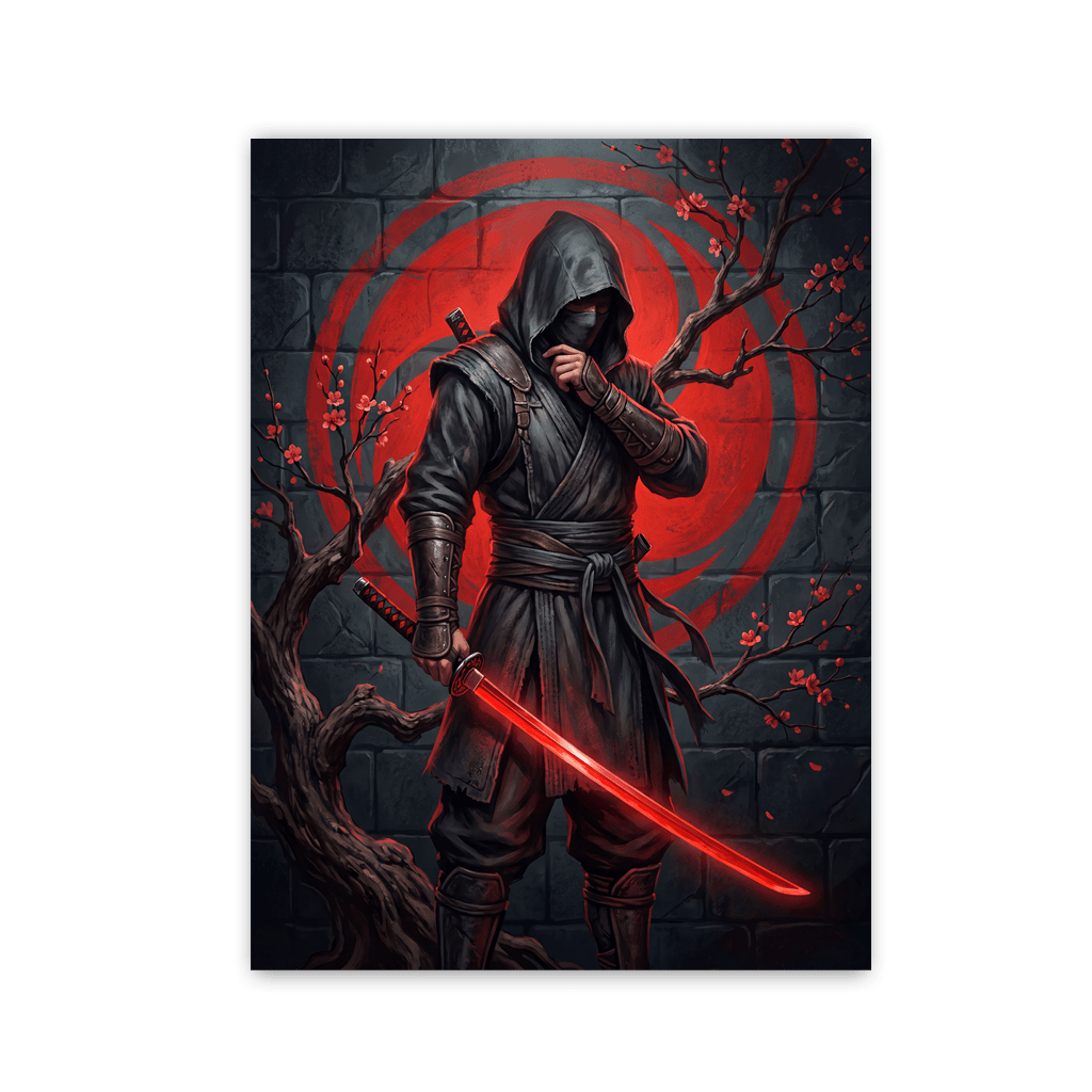 Crimson Katana Ninja by Zenzdesign - Affengeile Bilder