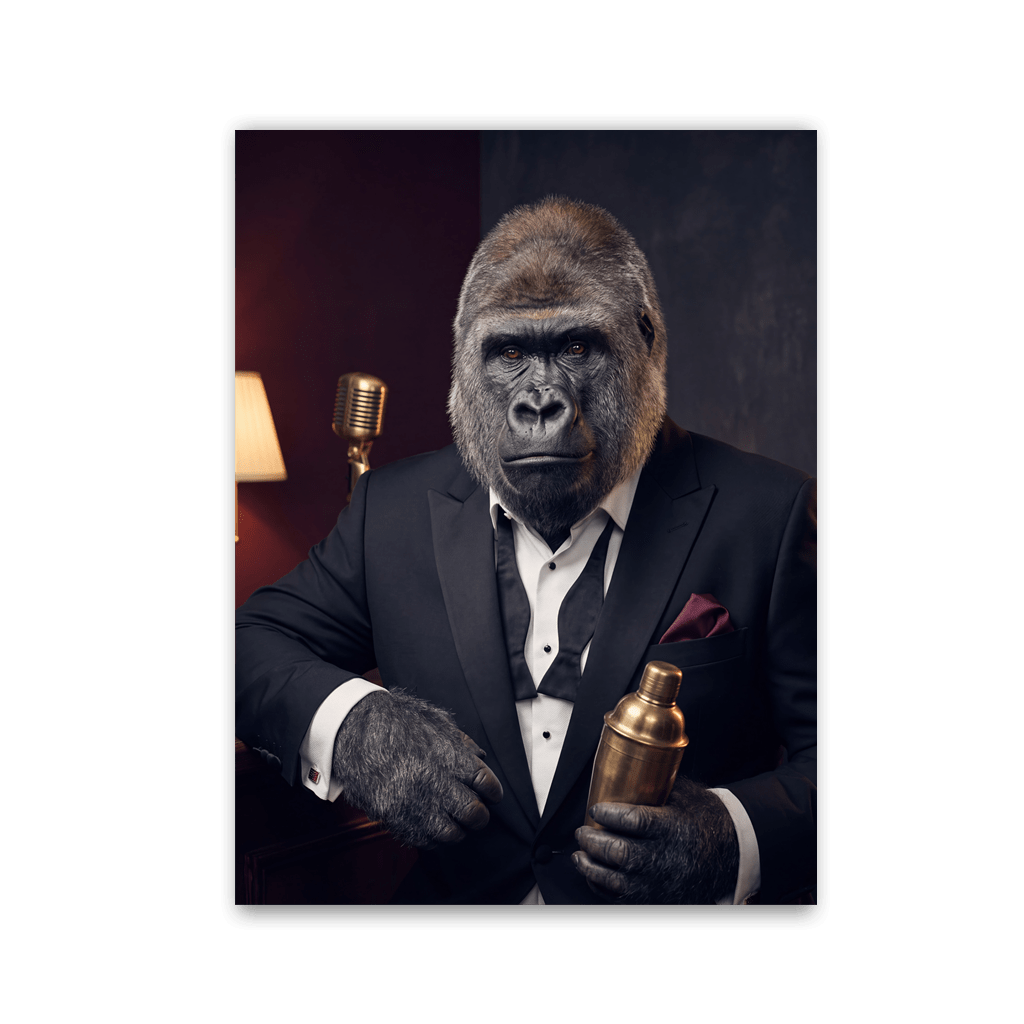 Gentleman Kong Barista by Zenzdesign - Affengeile Bilder