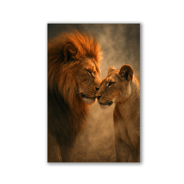 Lion's Kiss by Adrian Vieriu - Affengeile Bilder