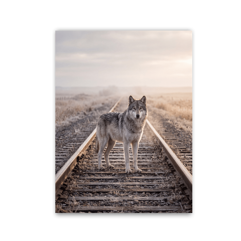 Lone Track Wolf by Zenzdesign - Affengeile Bilder