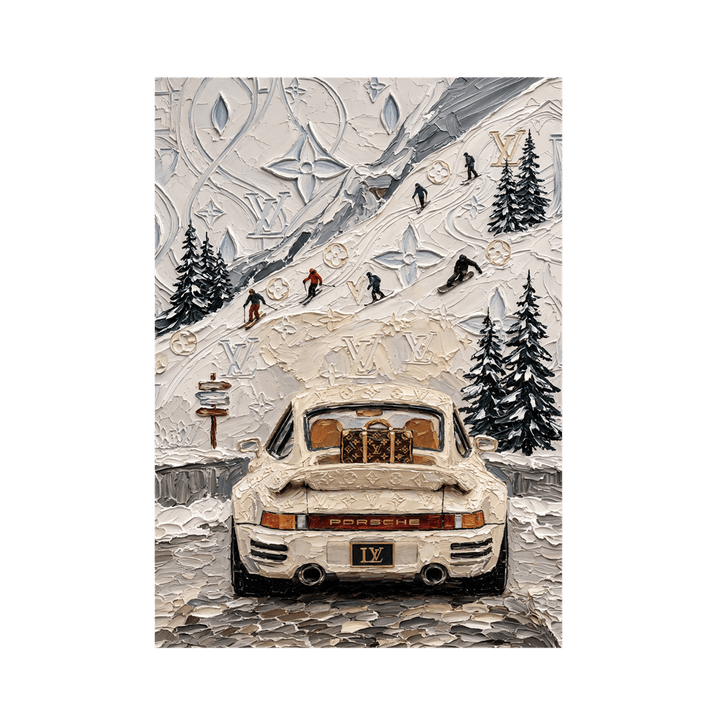 lv porsche winter spachtel by daveschloffiart - Affengeile Bilder