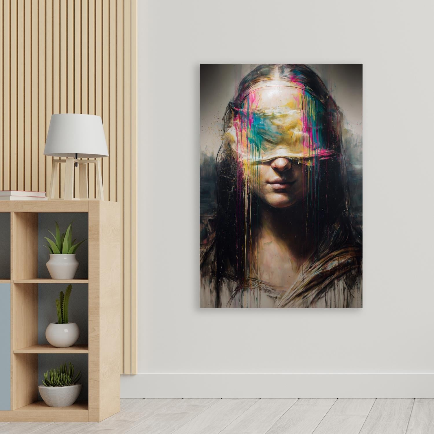 Mona Lisa Modern Edition I by Catill - Affengeile Bilder
