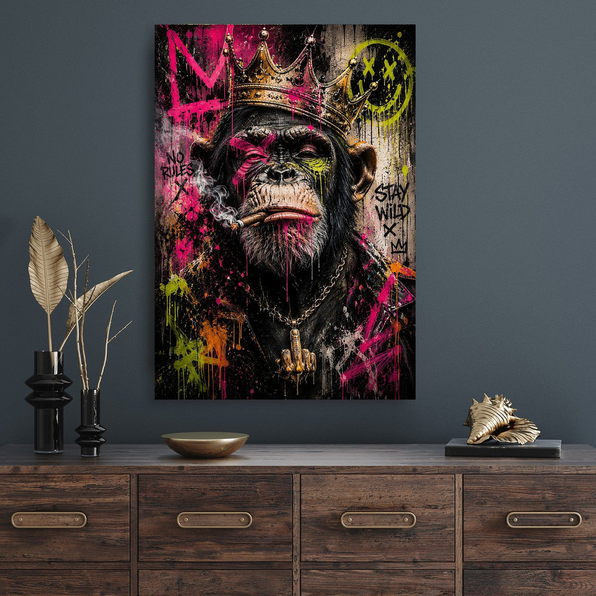 Monkey King x Grafitti by Mark Matthews - Affengeile Bilder