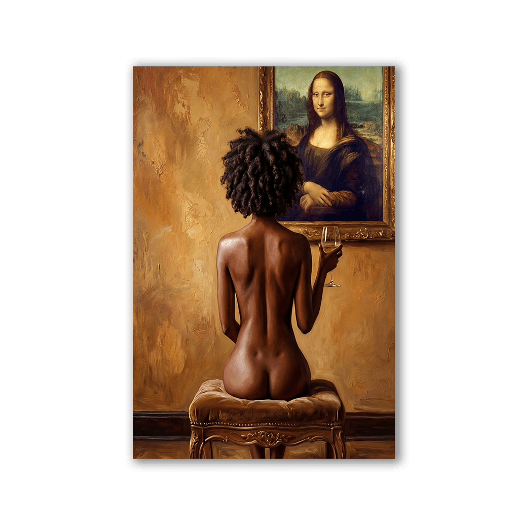 Naked Art Mona by Adrian Vieriu - Affengeile Bilder