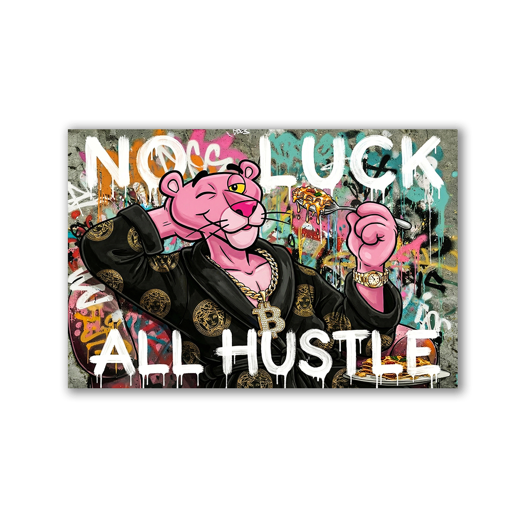 No Luck All Hustle by Adrian Vieriu - Affengeile Bilder