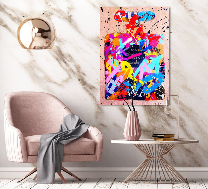 ROSÈ FRAGRANCE by RS Artist Rosé auf Acryl - Affengeile Bilder