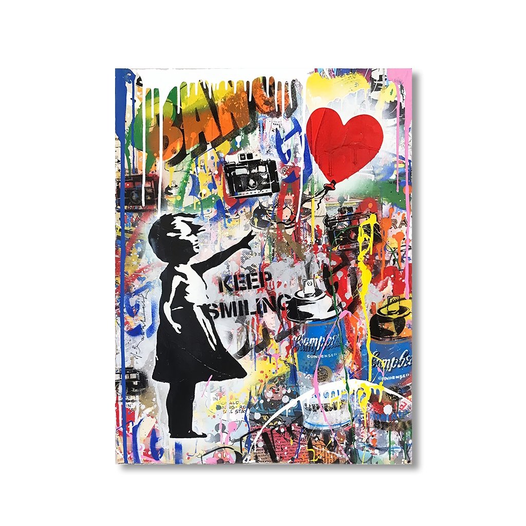 Balloon Art Girl by Banksy - Affengeile Bilder
