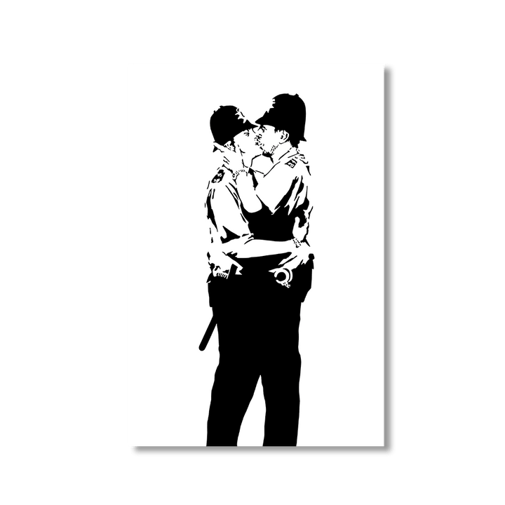 Cops by Banksy - Affengeile Bilder