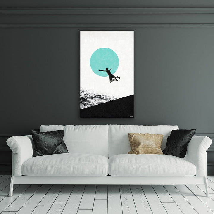 "Don't think. Jump" by Mr. Underdott - Affengeile Bilder