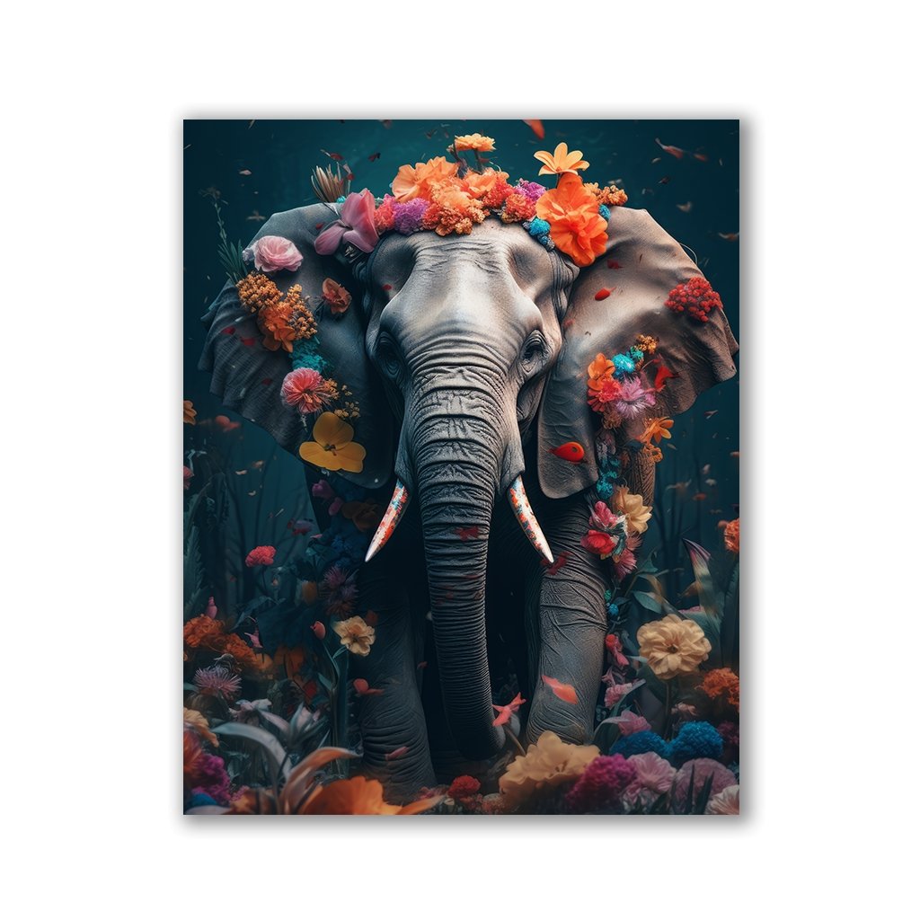 Elephant Flowers by Zenzdesign - Affengeile Bilder
