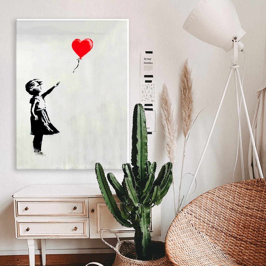 Girl with Balloon by Banksy - Affengeile Bilder