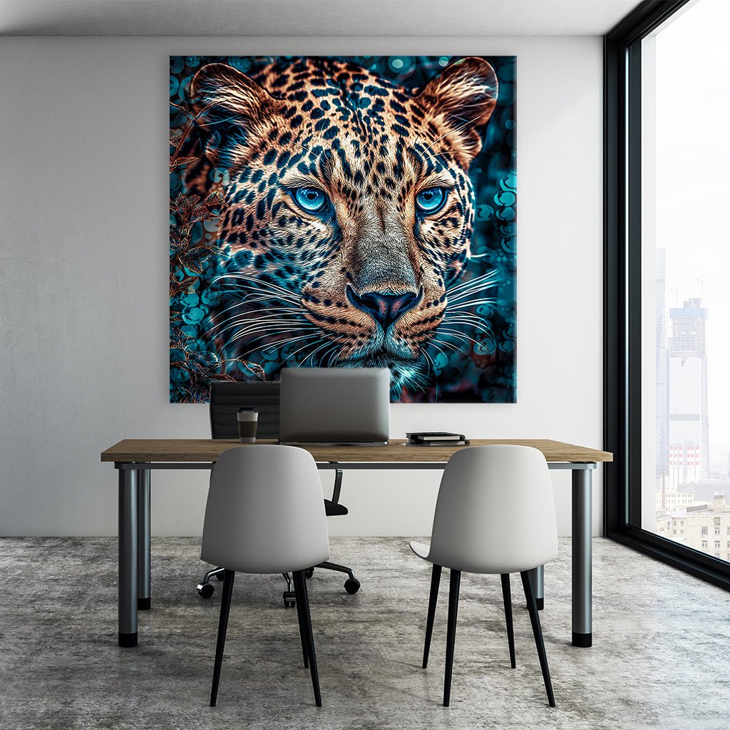 Leopard in Blue by Catill - Affengeile Bilder