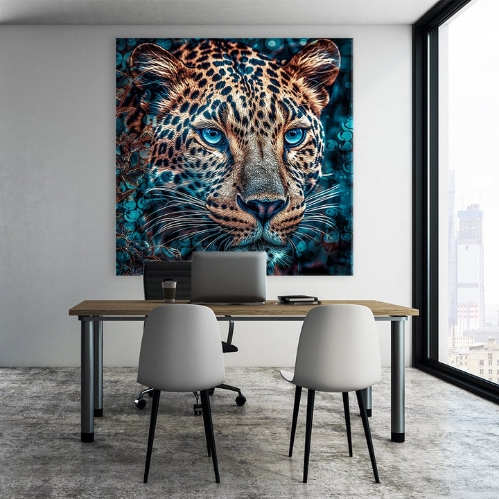Leopard in Blue by Catill - Affengeile Bilder