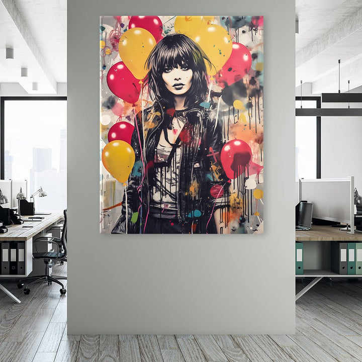 Nena Pop Art Graffiti by Frank Daske - Affengeile Bilder