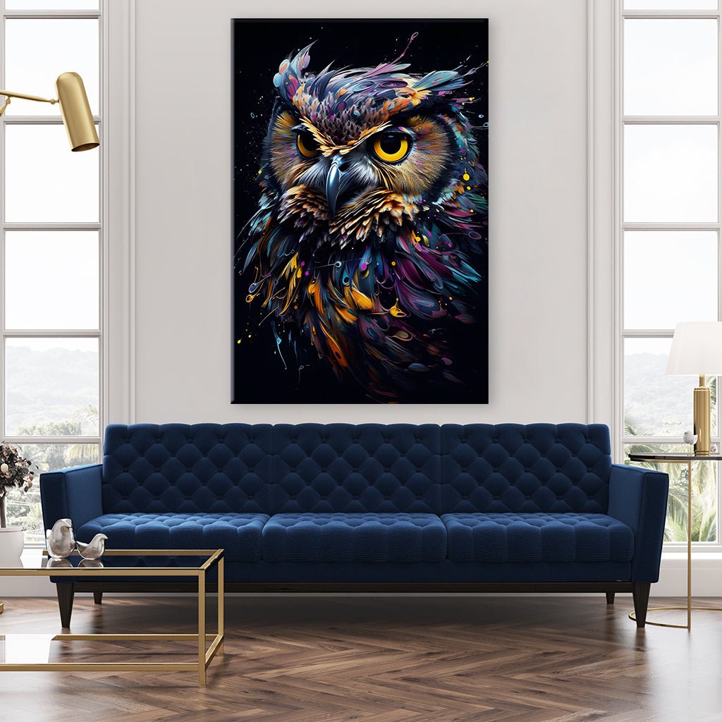 Owl Art by Juliano de Araujo - Affengeile Bilder