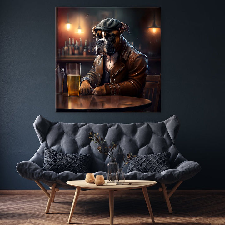Pub Pups - Boxer by Natale Palazzo - Affengeile Bilder