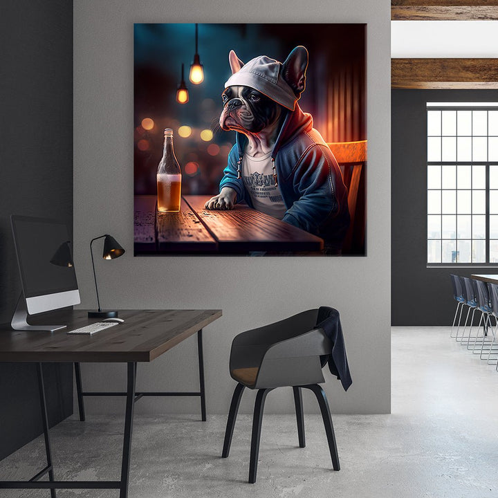 Pub Pups - French Bulldog by Natale Palazzo - Affengeile Bilder