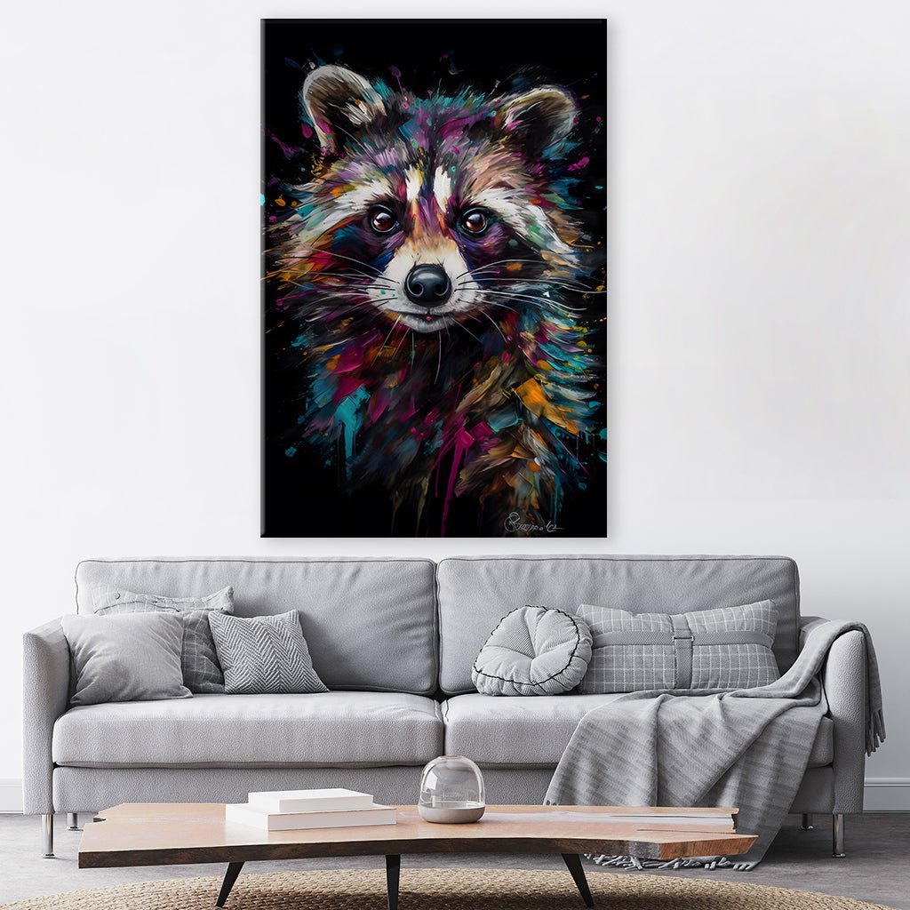 Raccoon Art by Juliano de Araujo - Affengeile Bilder