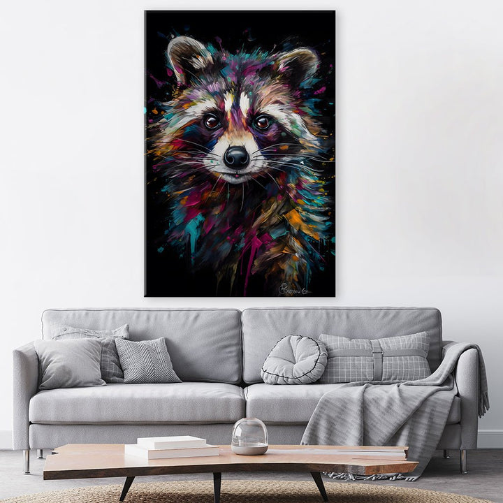 Raccoon Art by Juliano de Araujo - Affengeile Bilder