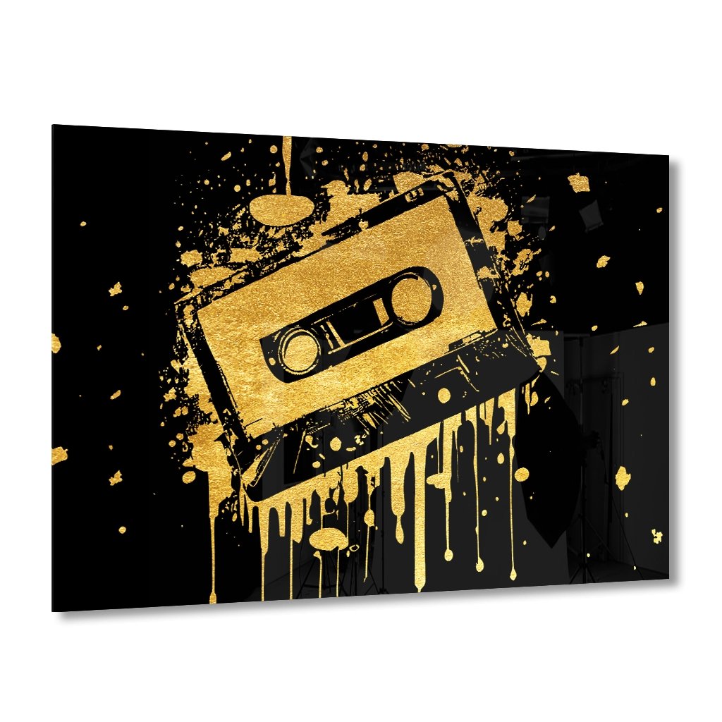 Tape Goldversion auf Acryl - Affengeile Bilder