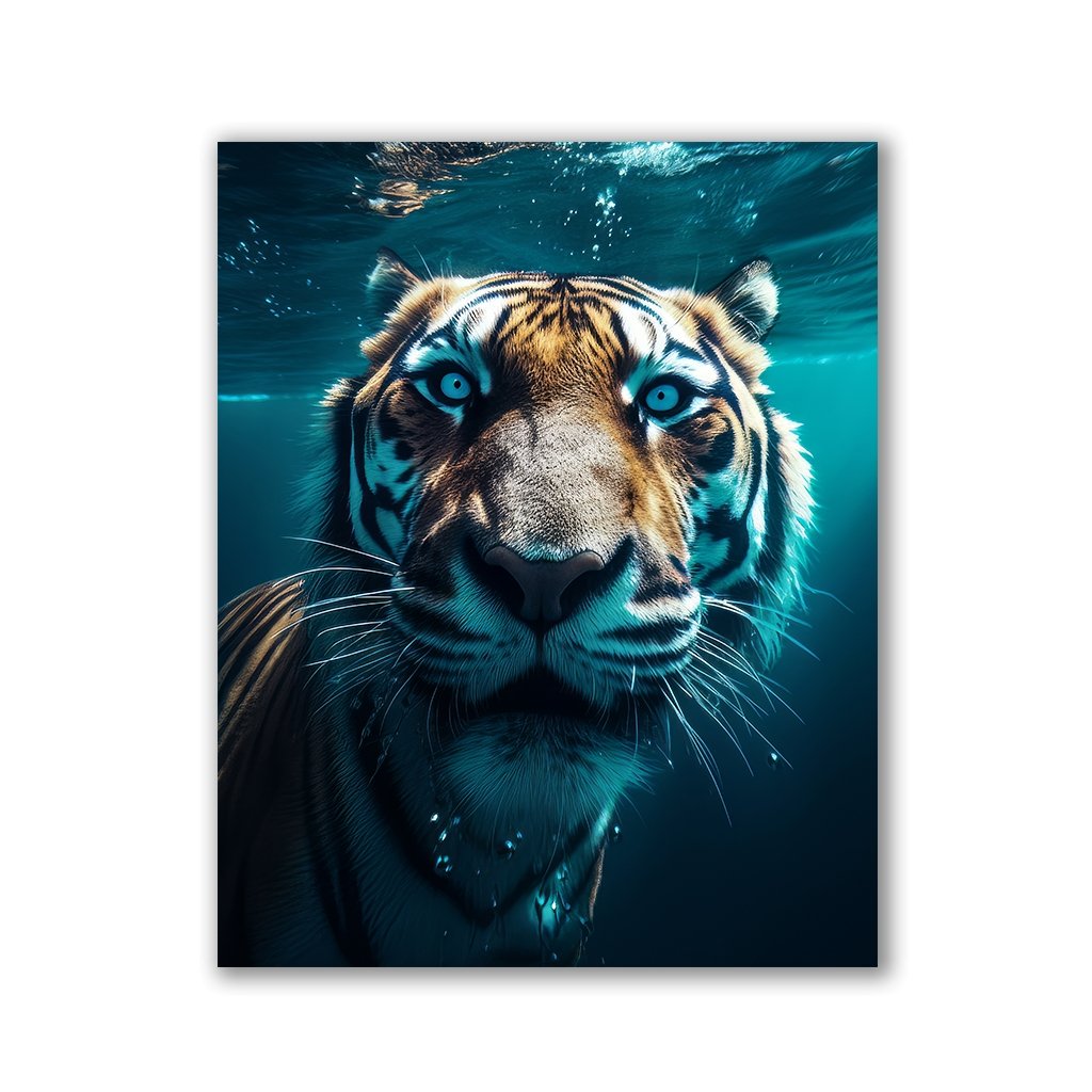 Tiger Underwater by Zenzdesign - Affengeile Bilder