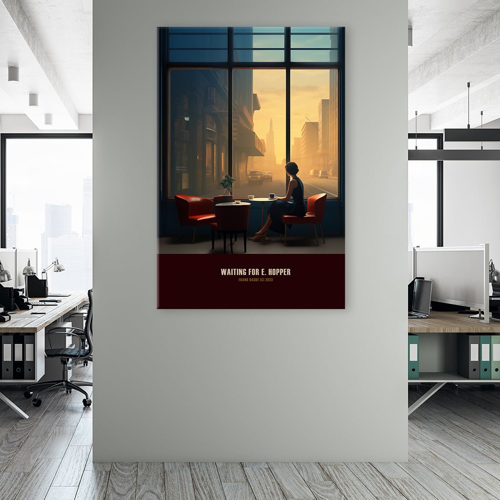 Waiting for Edward Hopper by Frank Daske - Affengeile Bilder