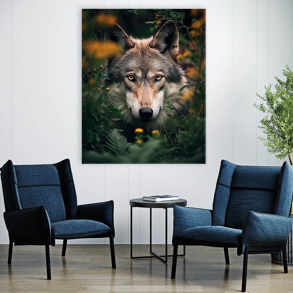 Wolf Flowers by Zenzdesign - Affengeile Bilder